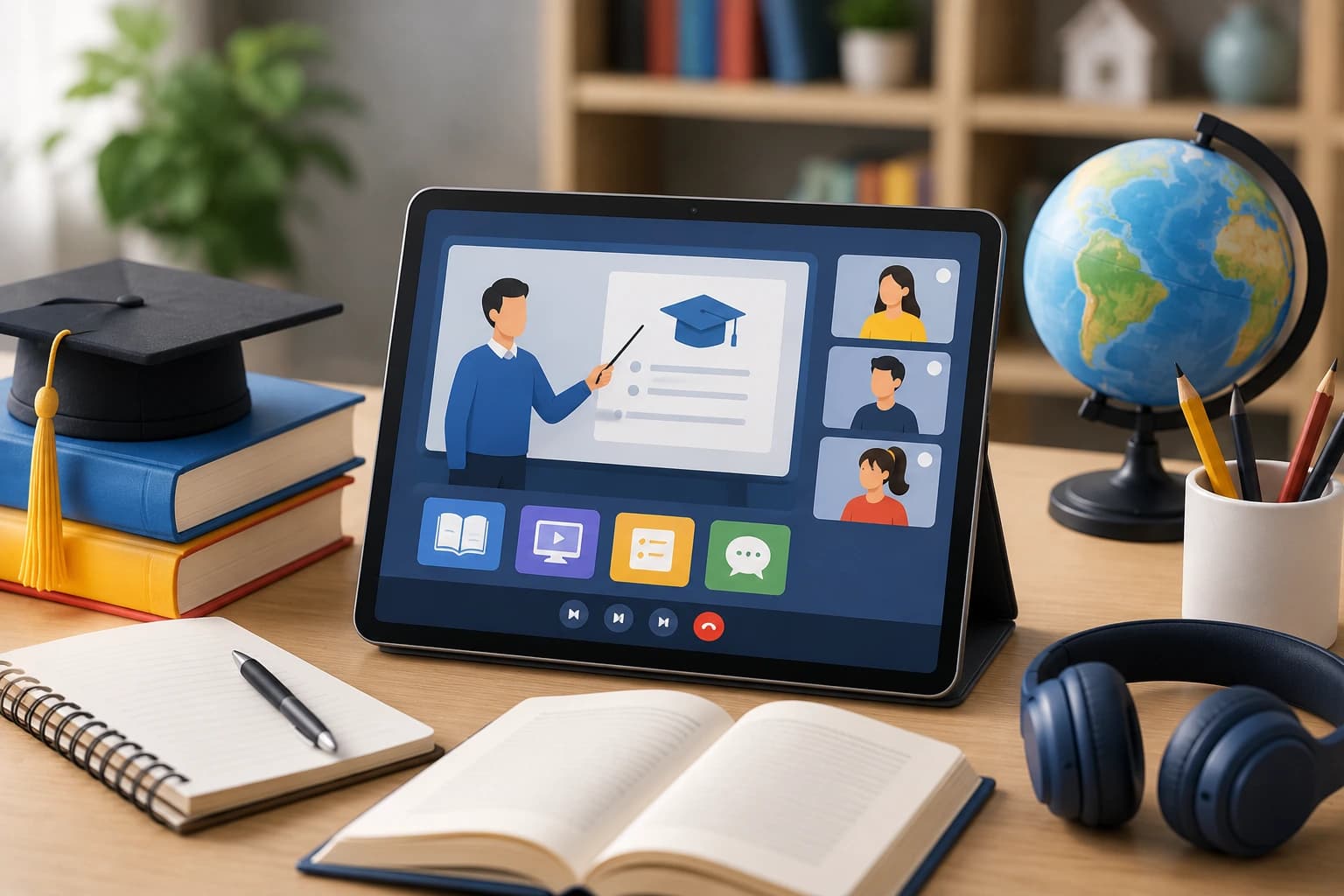 Education & E-Learning industry illustration