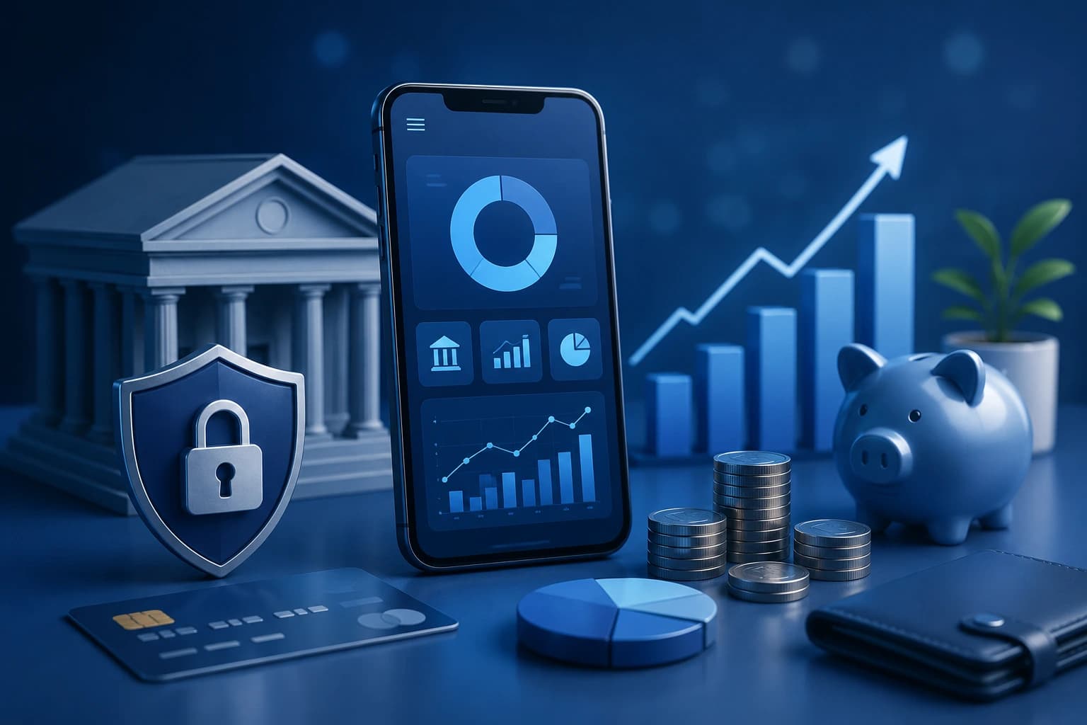 Finance industry illustration