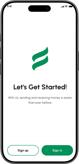 Finexa mobile app onboarding screen