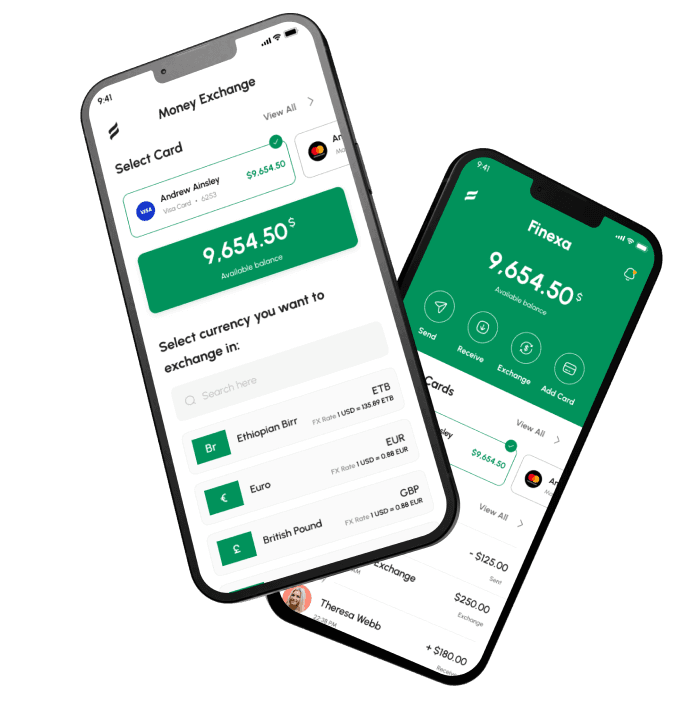 Finexa mobile app case study screenshot