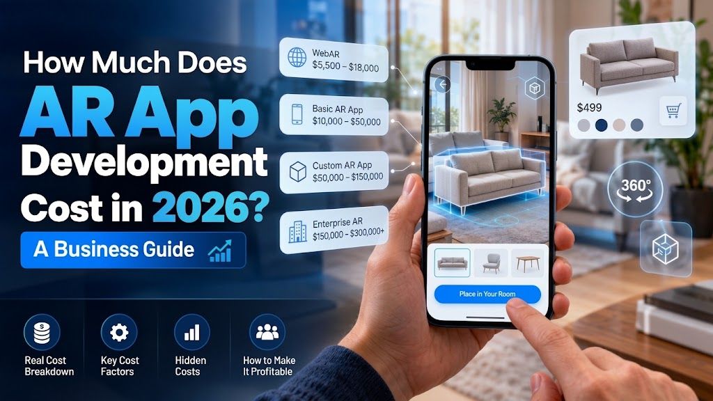 AR app development cost in 2026 breakdown for businesses