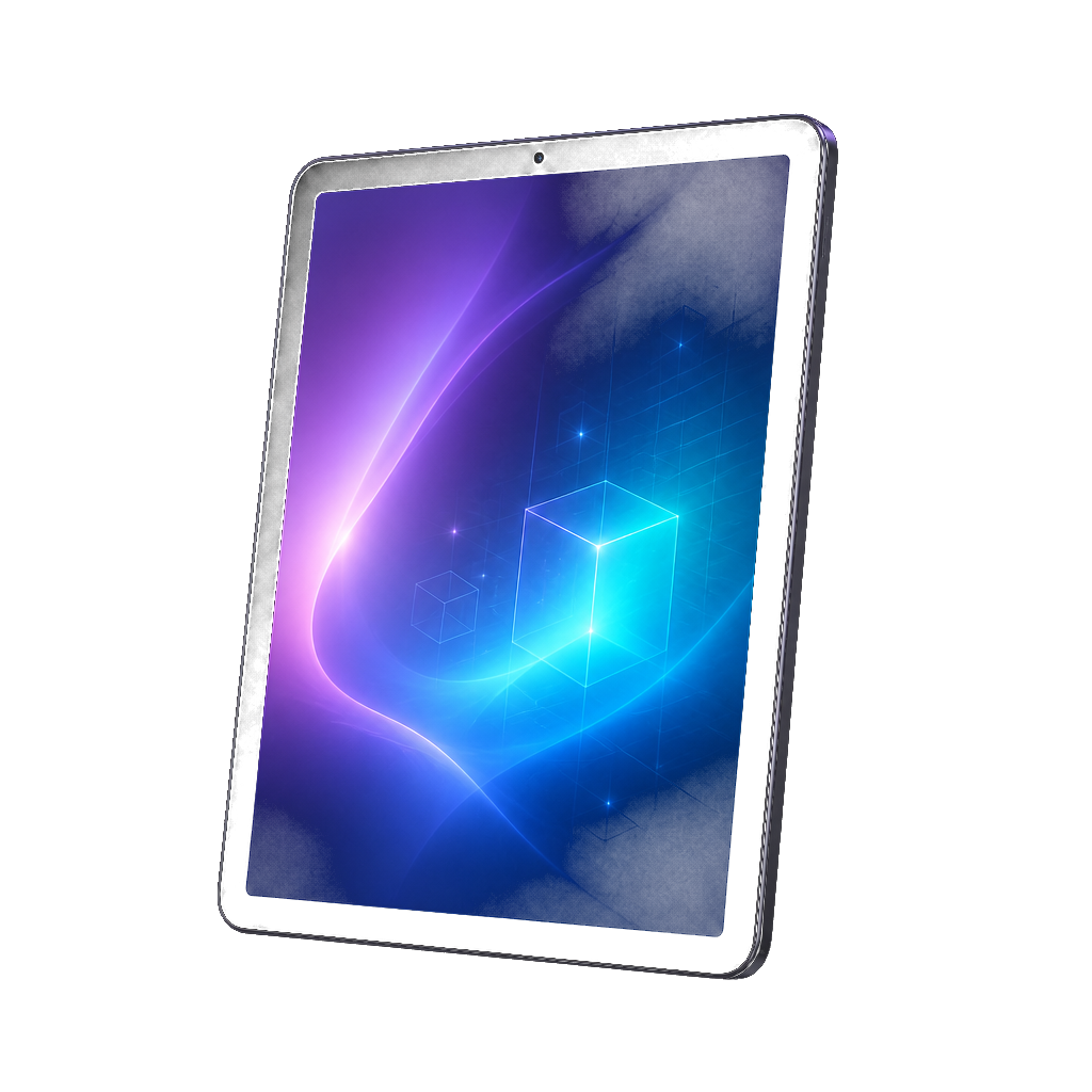 Sleek iPad tablet